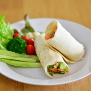 Mediterranean Veggie Wrap (Vegetarian)